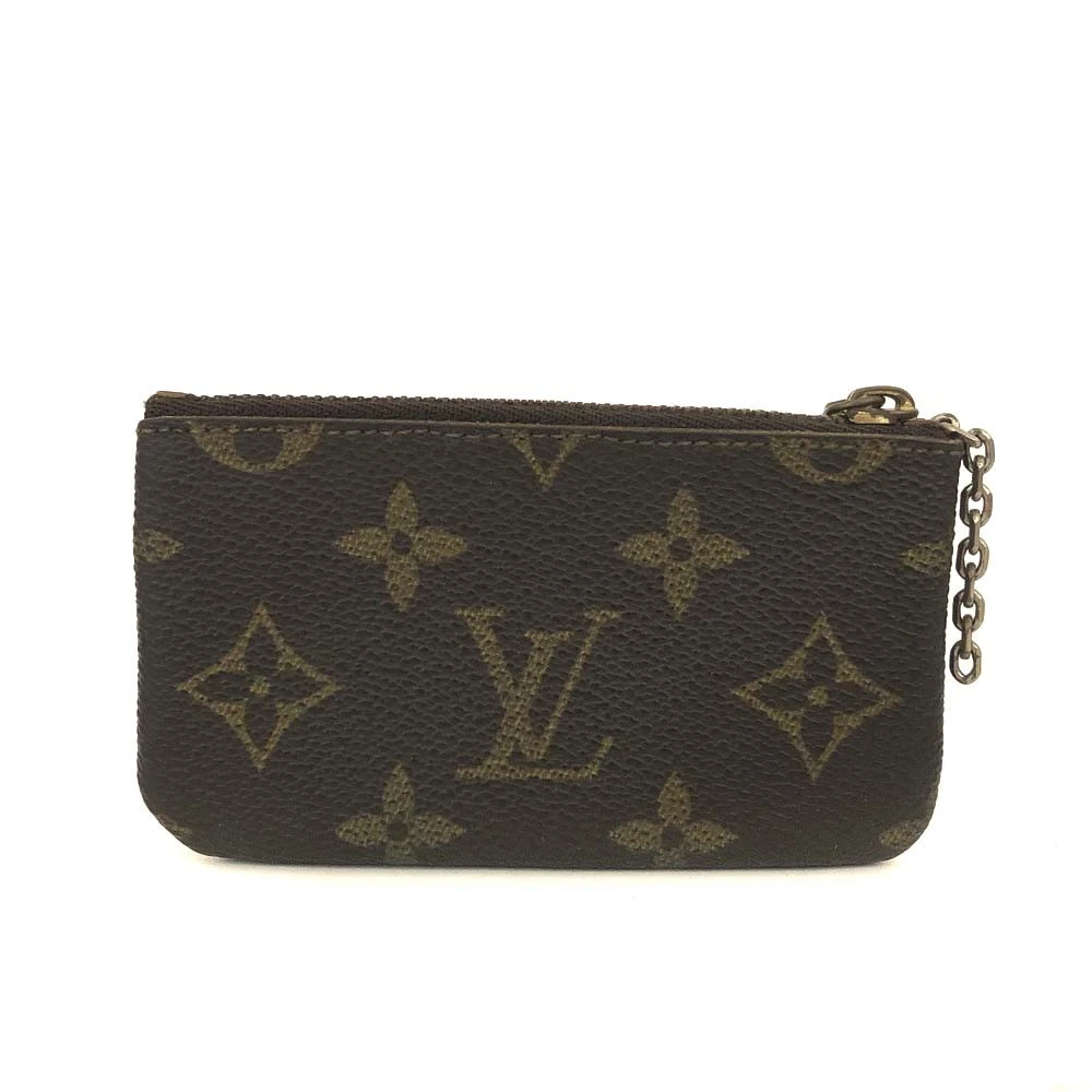 Louis Vuitton Monogram Pochette Cles Wallet Coin Purse Brown/3CH1116