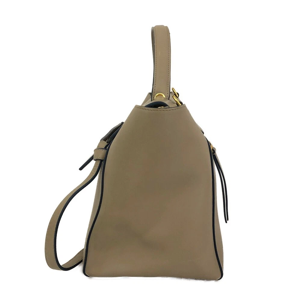 $2,700 Celine Mini Belt Bag in Grained Calfskin Beige