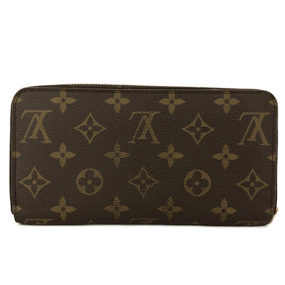 $965 2015 Louis Vuitton Monogram Zippy Wallet CA4195