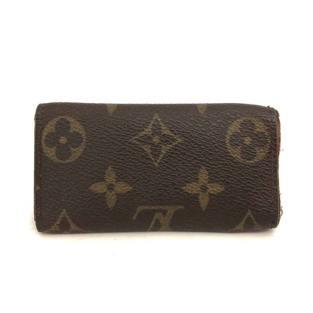 Louis Vuitton Monogram Multicles 4 Ring Key Case Brown FL0025
