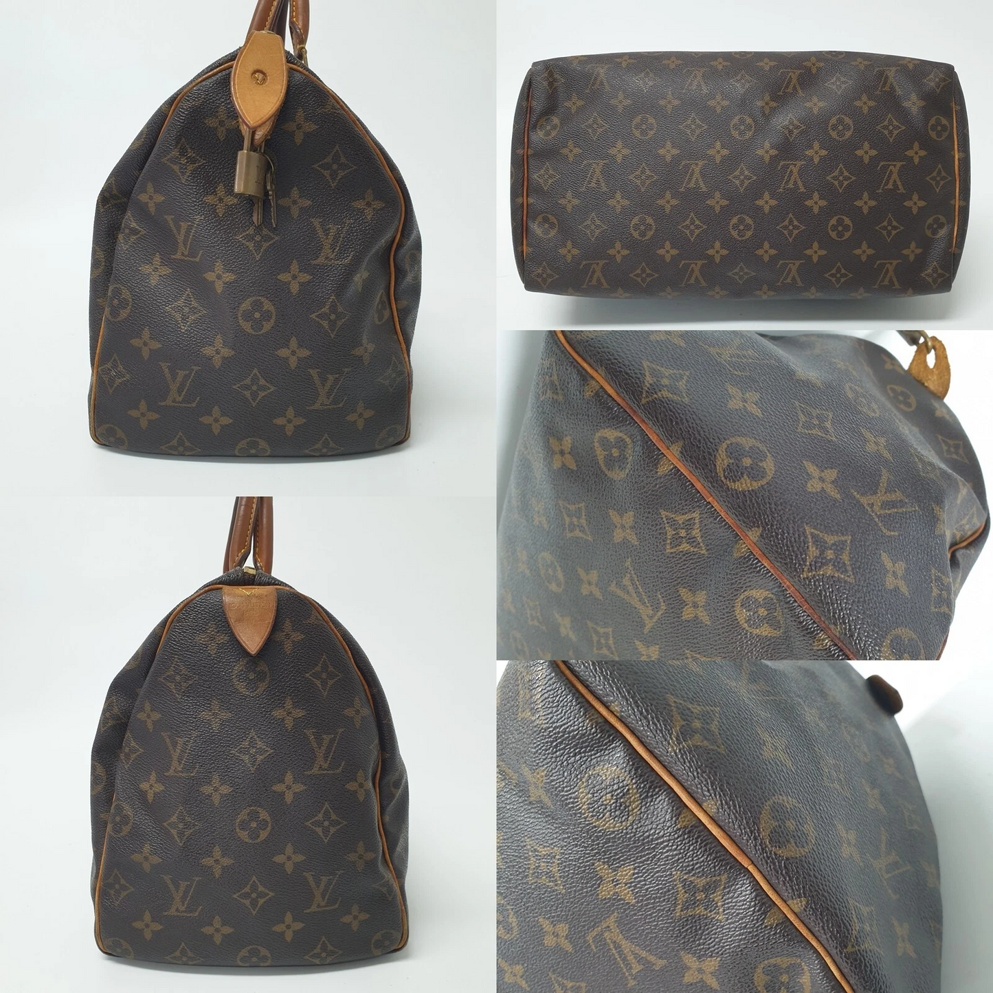 $1700 2005 Louis Vuitton Speedy 35 Monogram AA0065
