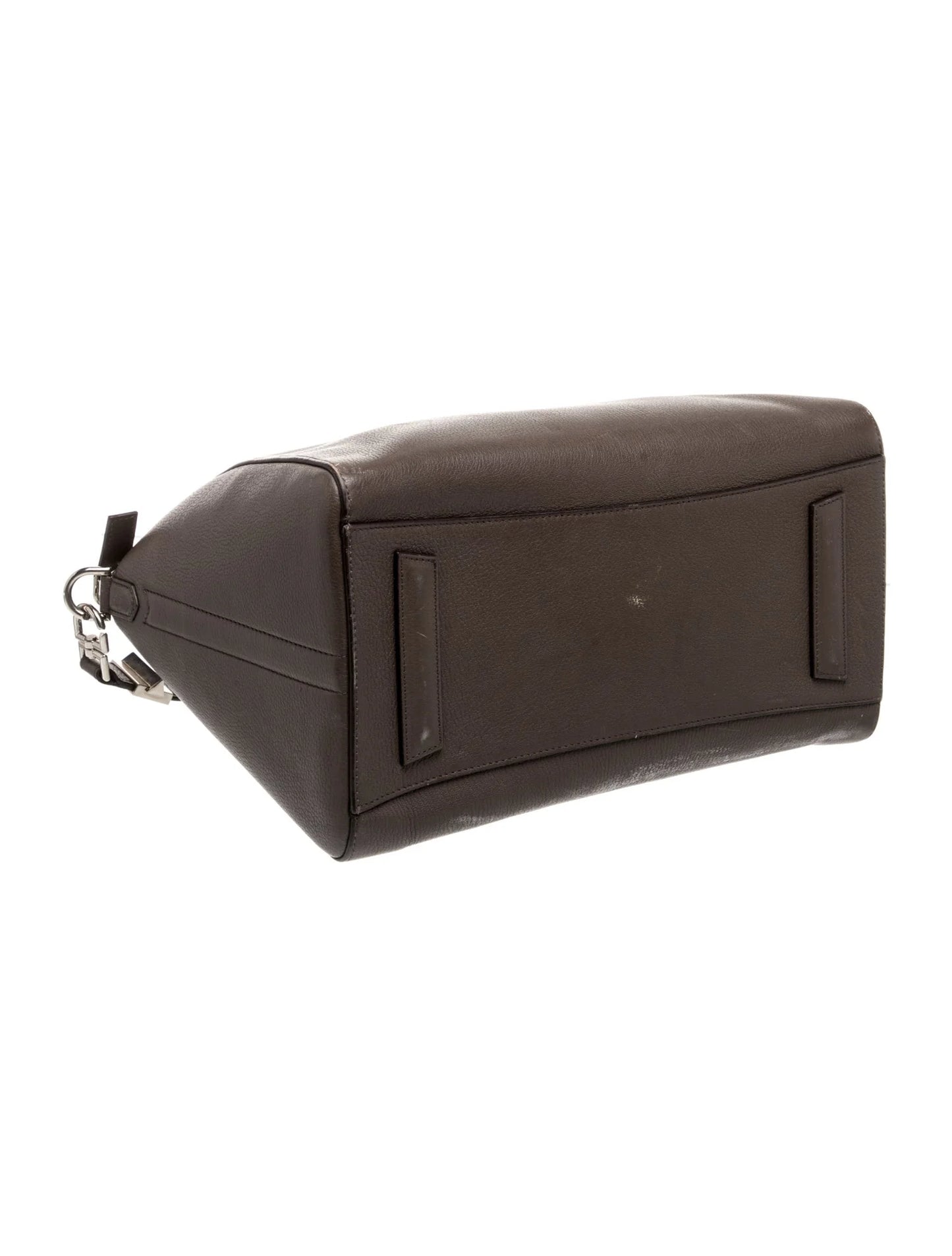 $2750 Givenchy Leather Grey Sugar Goatskin Leather Antigona Bag Medium