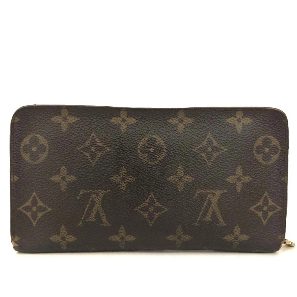 EGA Louis Vuitton Monogram Porte Monnaie Zippy Long Wallet Brown/3CH0321