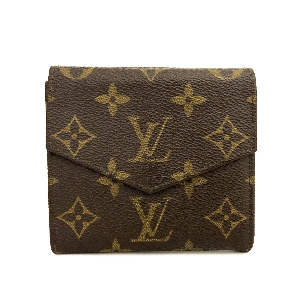 $695 1999 Louis Vuitton Monogram Elise Trifold Wallet 8909AN