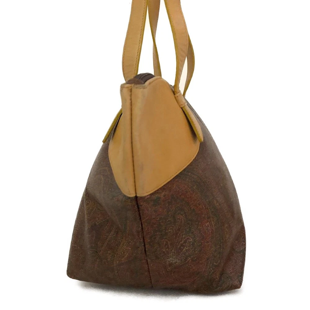 ETRO Paisley PVC Leather Tote Hand Bag MultiColor/6CH0863