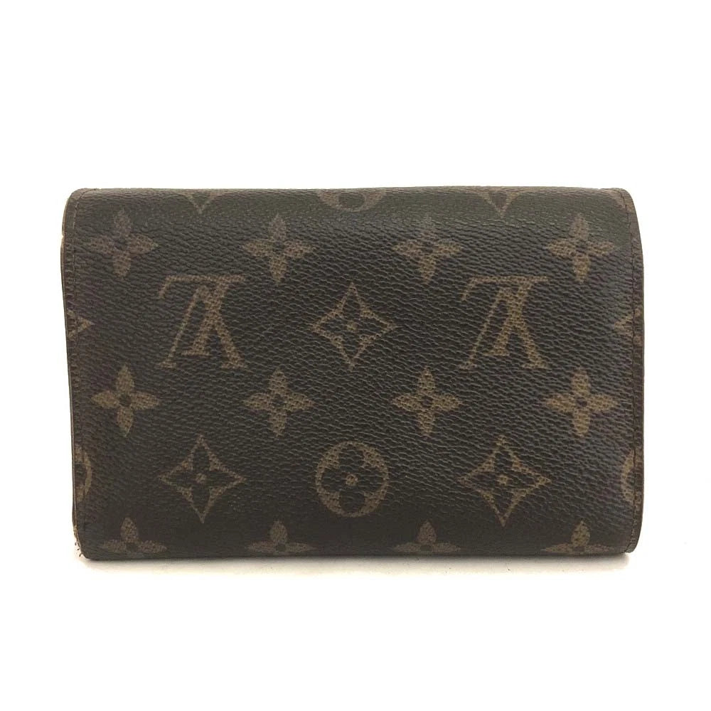 Louis Vuitton Monogram Portefeiulle Alexandra Trifold Wallet Brown CA1100