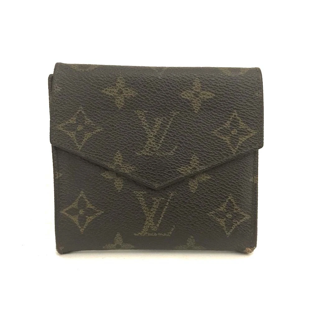 $650 1982 Louis Vuitton Monogram Portefeiulle Elise Trifold Wallet