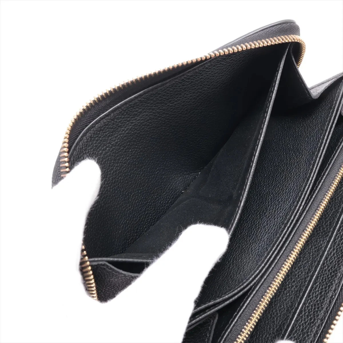 Louis Vuitton Empreinte Zippy Wallet M61864 Noir Zip Round Wallet