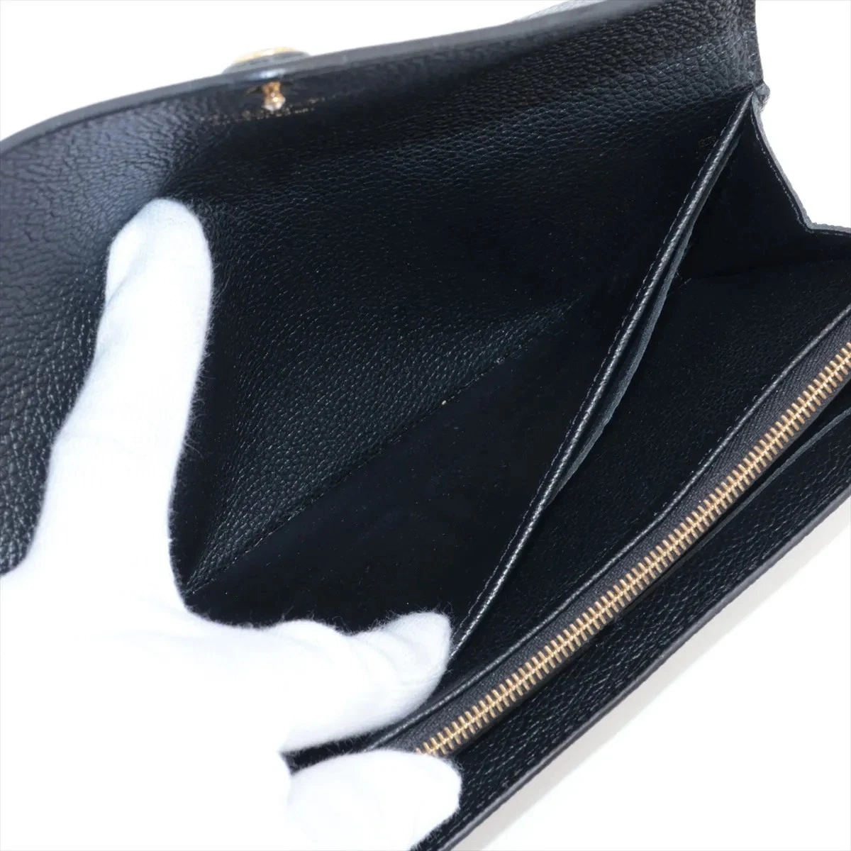 Louis Vuitton Empreinte Portefeuille Sarah M61182 Noir Long Wallet