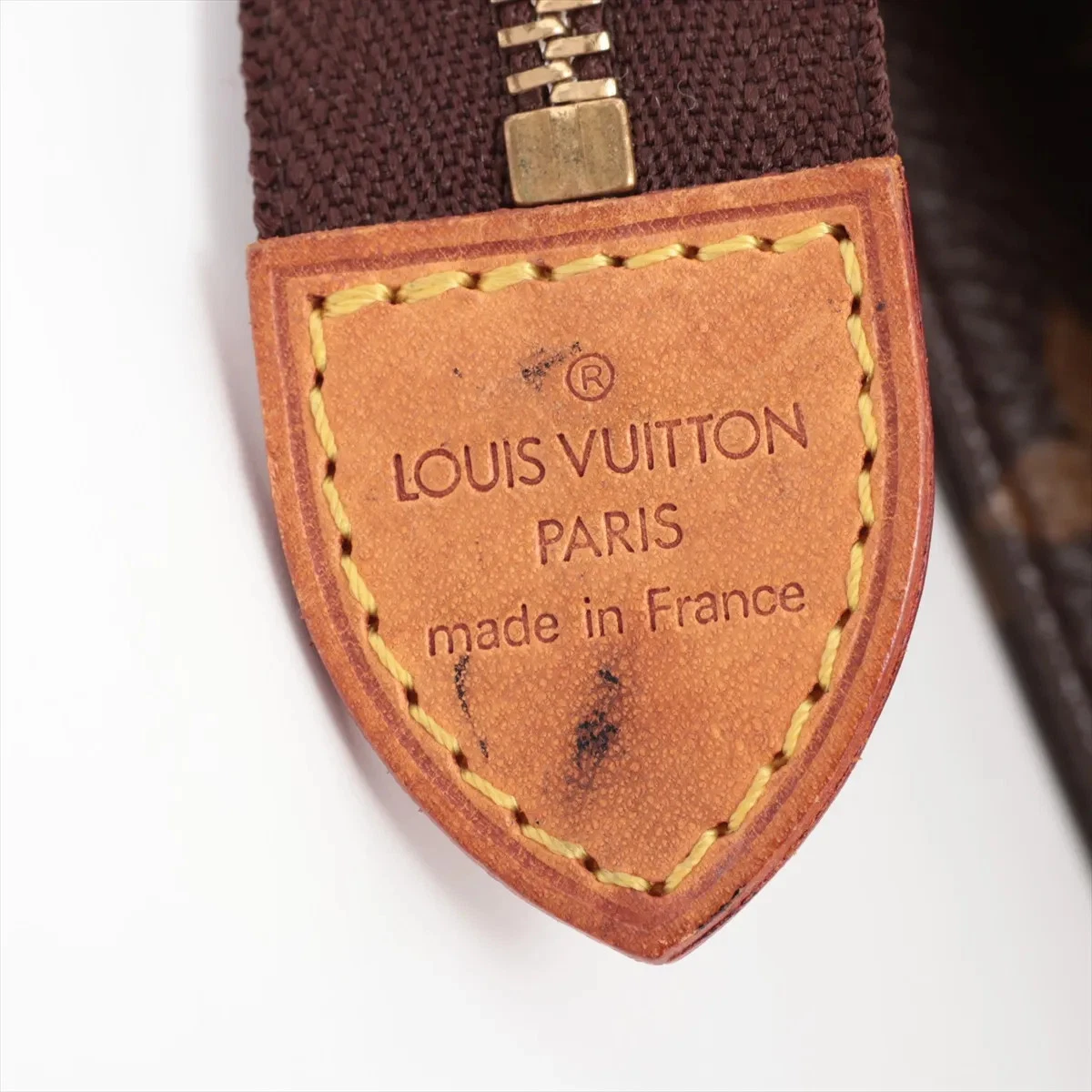 Louis Vuitton Monogram Pochette Toilette 19 M47544 Brown Pouch