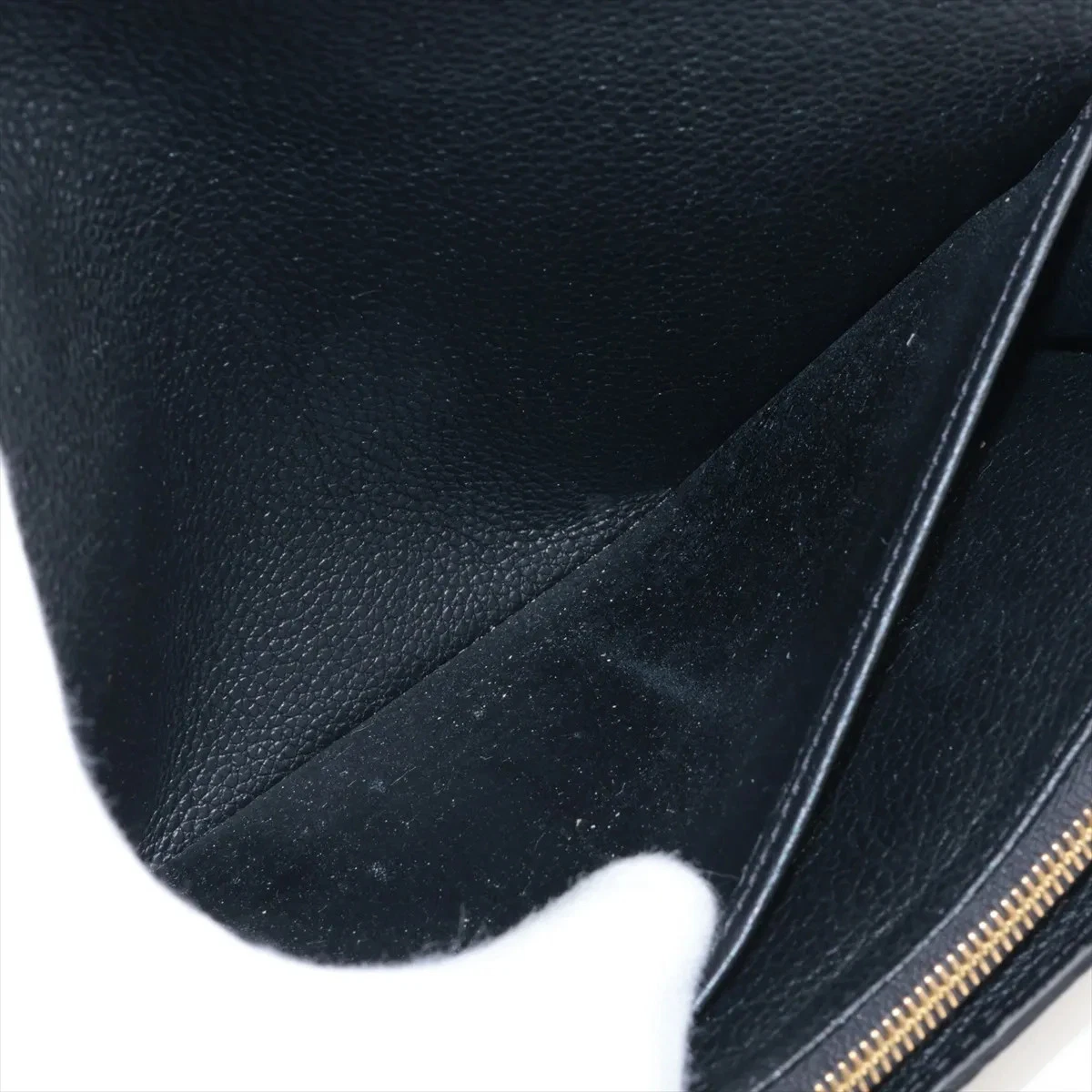 Louis Vuitton Empreinte Portefeuille Sarah M61182 Noir Long Wallet There was an