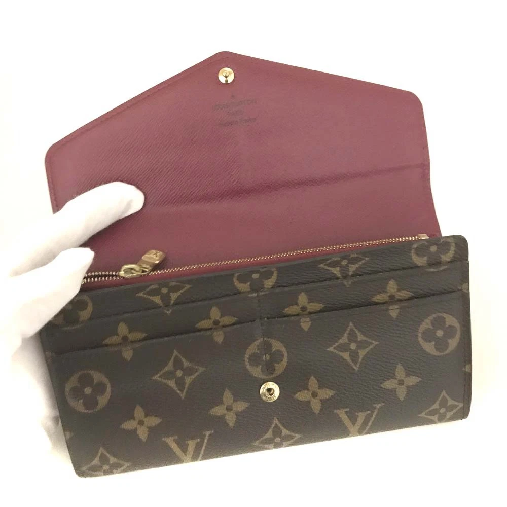 Louis Vuitton Monogram Portefeiulle Sarah Long Bifold Wallet/6CF1192