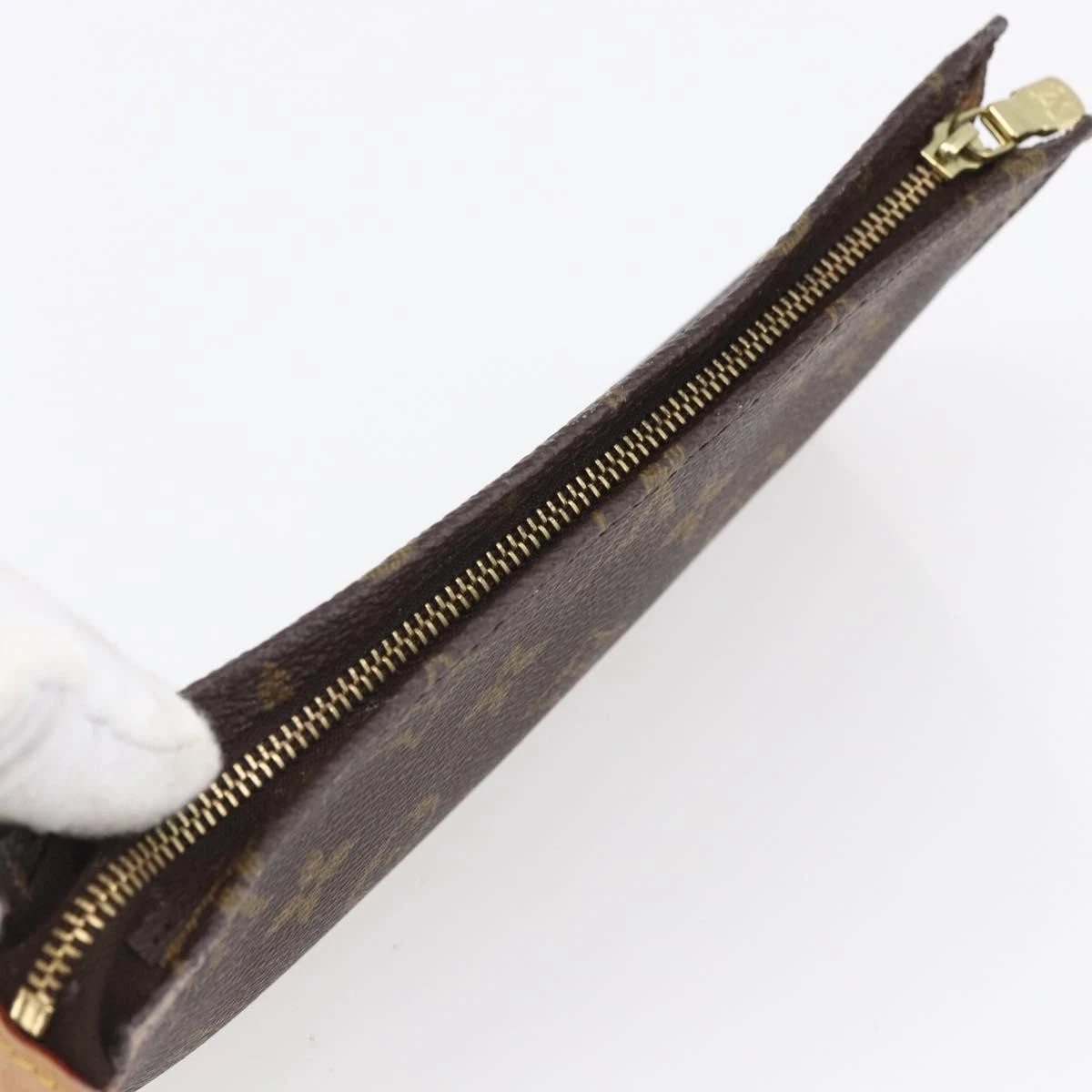 LOUIS VUITTON Monogram Bucket GM Accessory Pouch LV Auth 154011