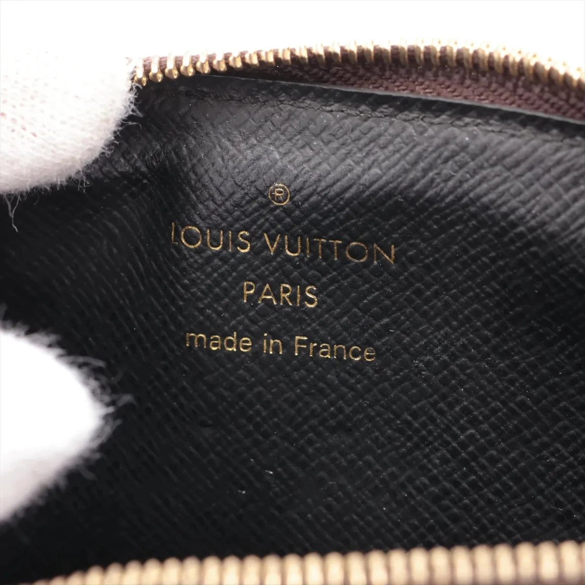 Louis Vuitton Monogram Porto Cartolecto Verso M69431 Black × Brown Coin Purse Th
