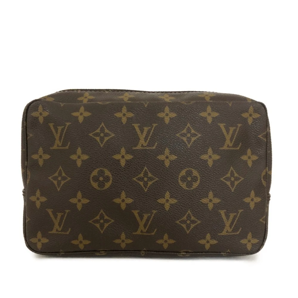 $340 1988 Louis Vuitton Monogram Trousse Toilette 23 Cosmetics Pouch (883TH)