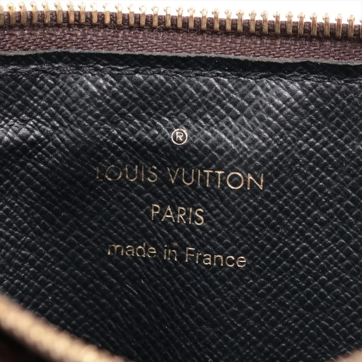 Louis Vuitton Monogram Porto Cartolecto Verso M69431 Black × Brown Coin Purse Th
