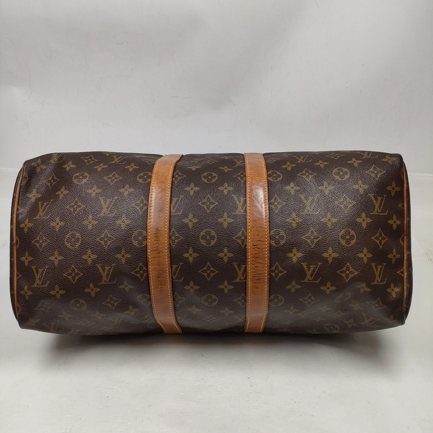 Vintage Louis Vuitton Keepall 45 Boston Bag Brown Monogram France 1089941