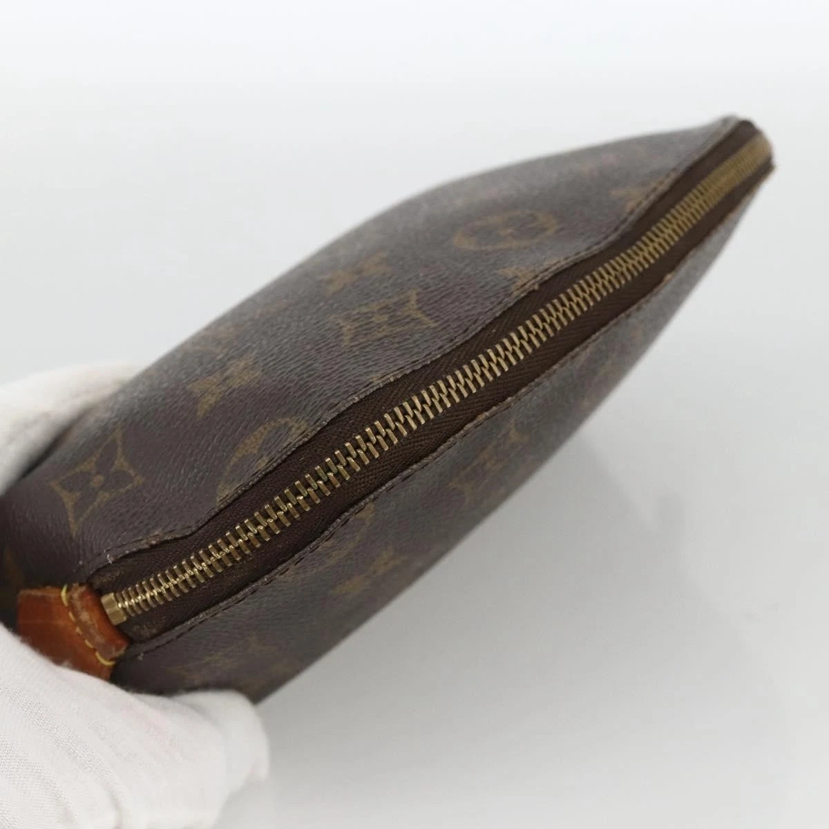 LOUIS VUITTON Monogram Pochette Cosmetic PM Pouch M43998 LV Auth BAZ755