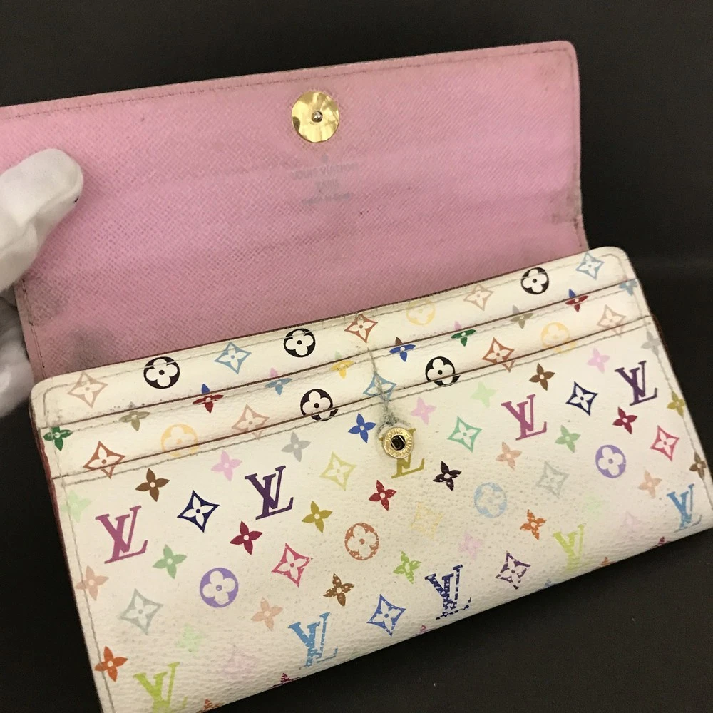 Louis Vuitton Monogram Multicolor Portefeiulle Sarah Long Wallet CA2162