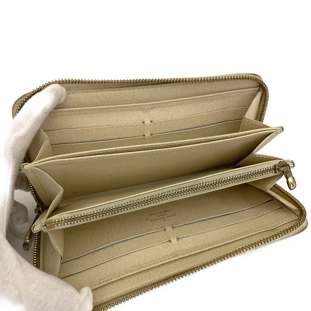 $915 2008 Louis Vuitton Damier Azur Zippy Wallet VI0088