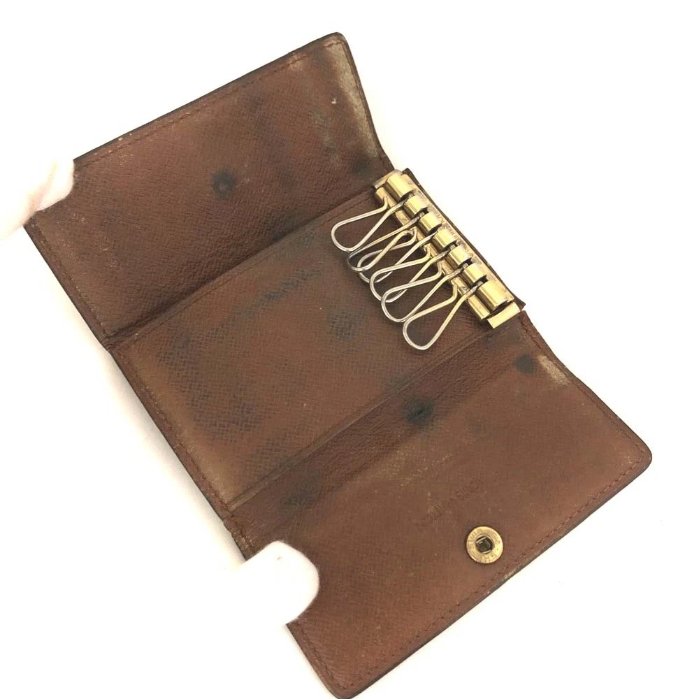 Louis Vuitton Monogram Multicles 6 Ring Key Case Brown