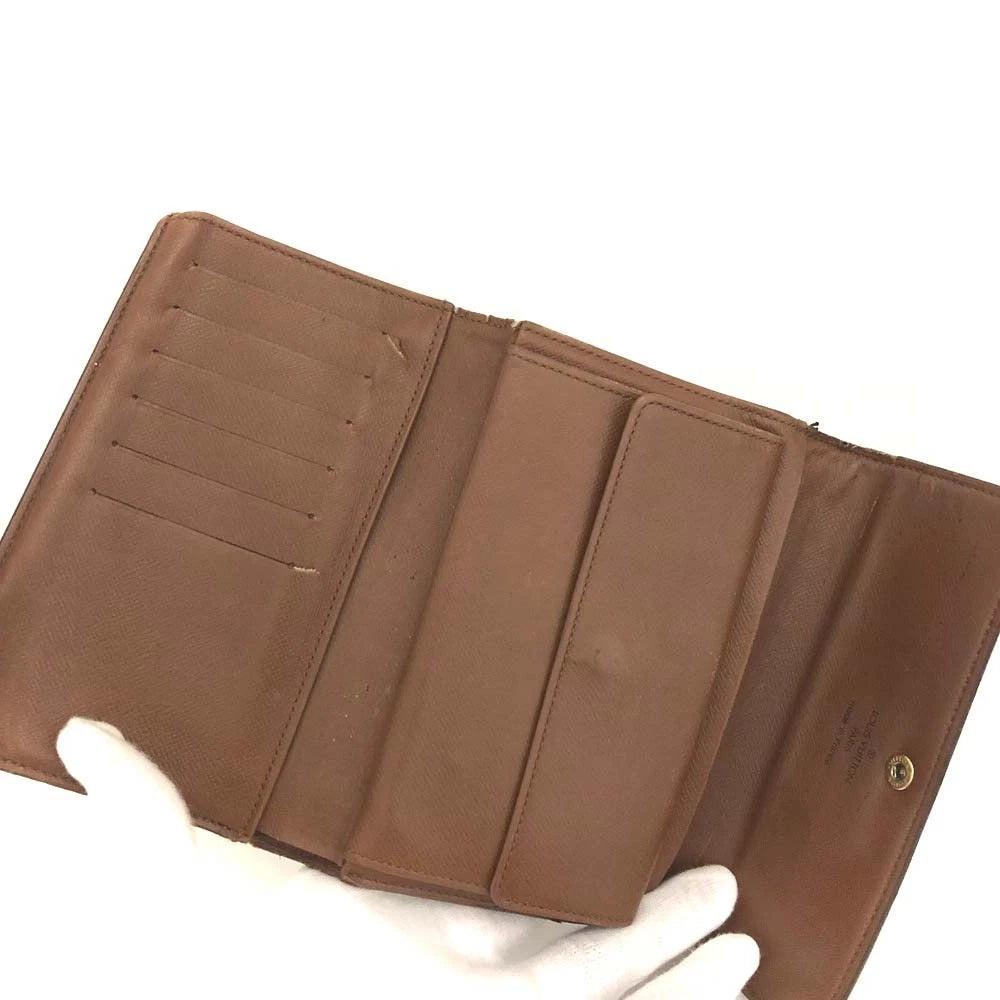 Louis Vuitton Monogram Porte Tresor Etui Papiers Trifold Wallet SP0385