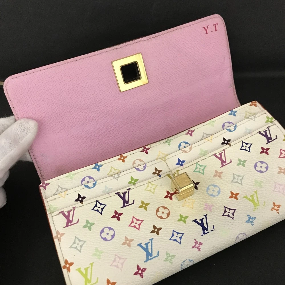 Louis Vuitton Monogram Multicolor Portefeiulle Sarah Noeud Wallet/6CF1241