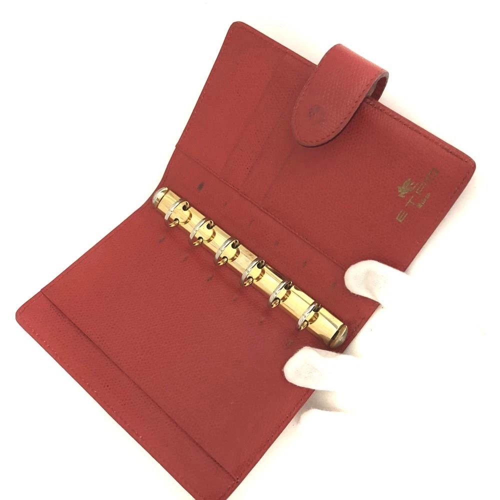 ETRO Leather Notebook Cover Red