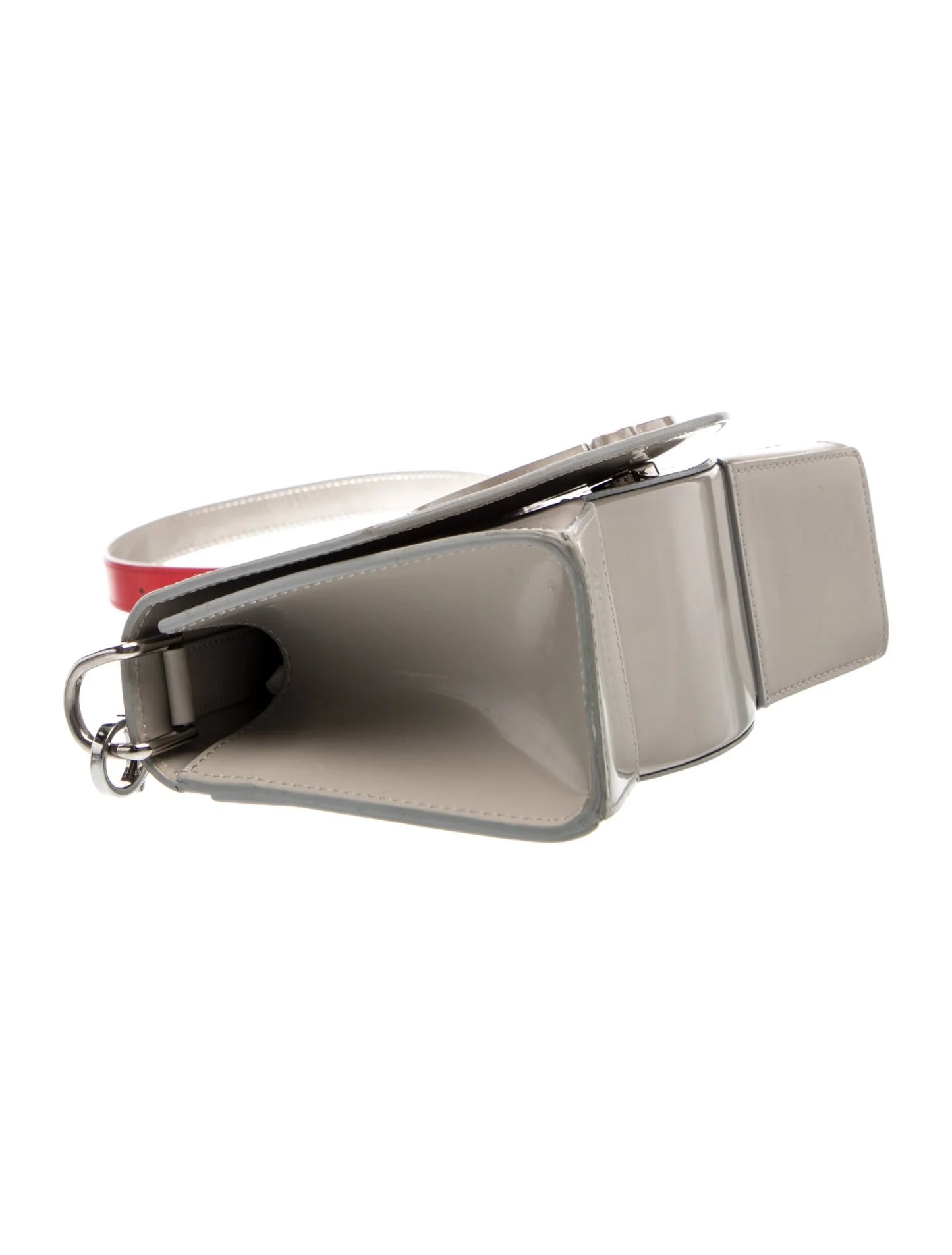 $2090 Christian Louboutin LOUBI54 CL Leather Shoulder Crossbody Bag Clutch Goose