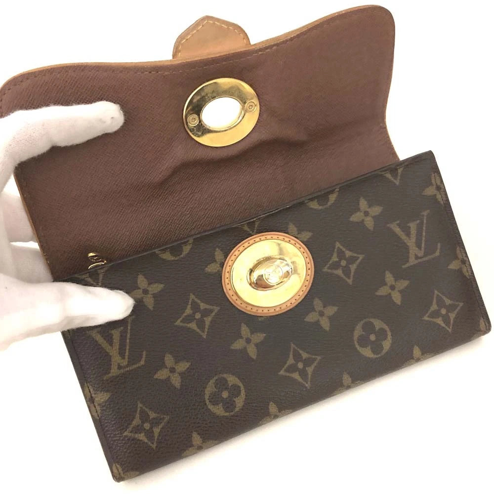 Louis Vuitton Monogram Portefeuille Boetie Long Wallet Brown CA2089