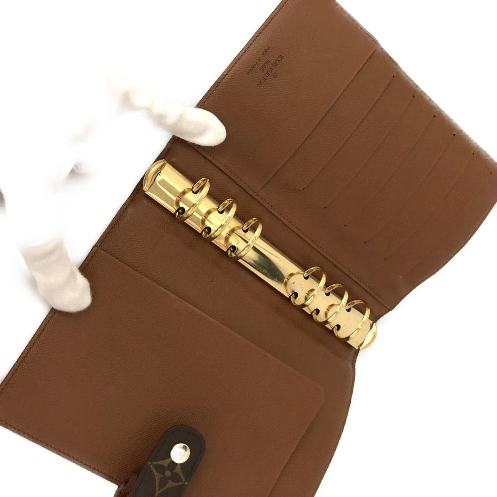 Louis Vuitton Monogram Agenda MM Notebook Cover Brown SP0977