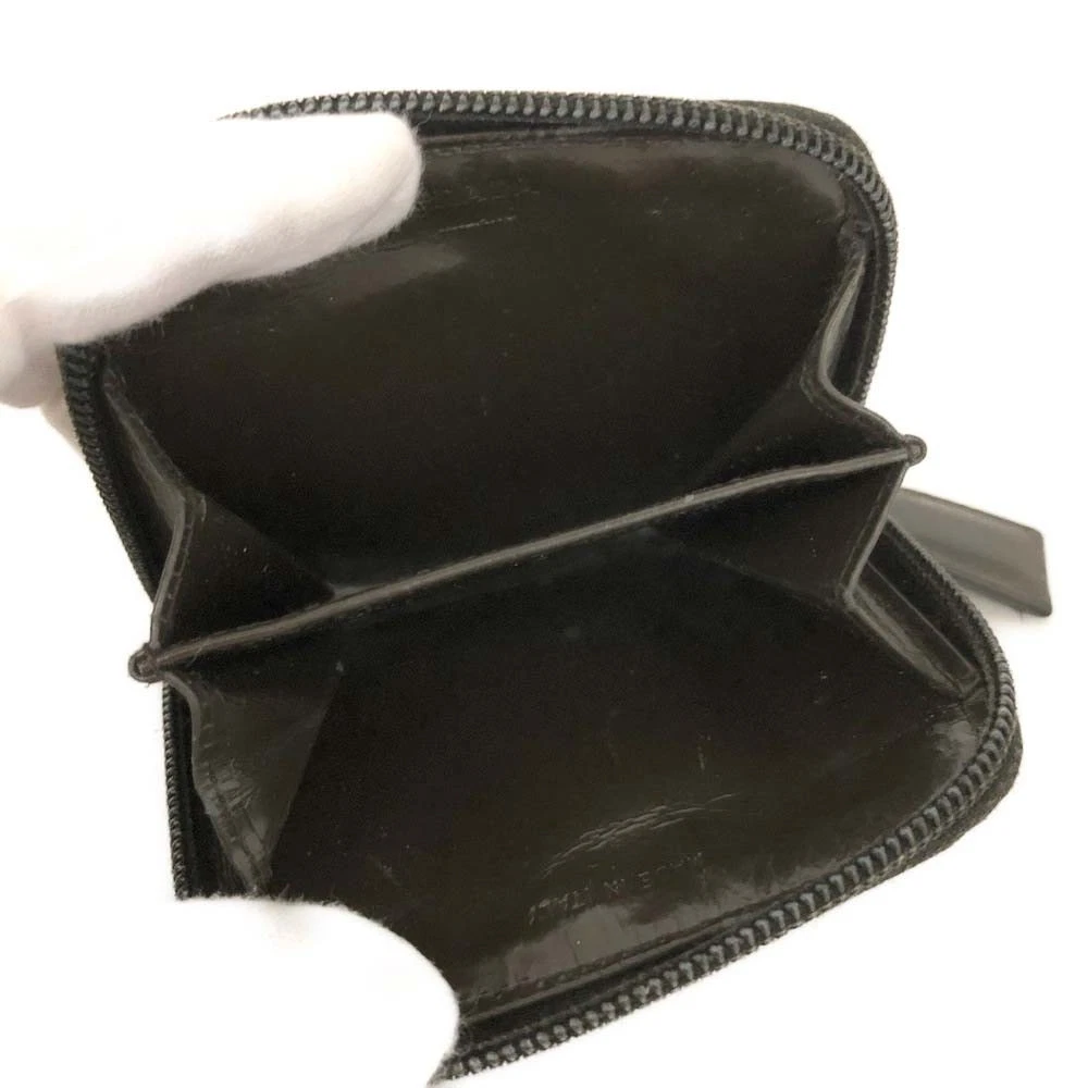 $525 PRADA Logo Leather Coin Case Wallet Khaki