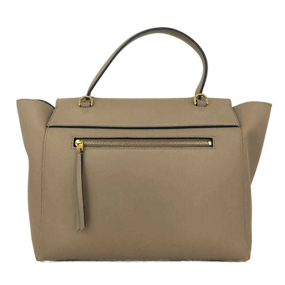$2,700 Celine Mini Belt Bag in Grained Calfskin Beige