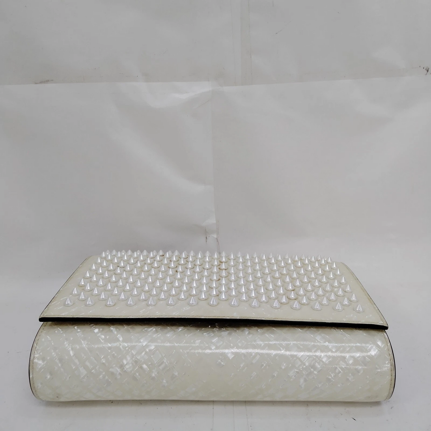 Christian Louboutin Shoulder Bag White Leather