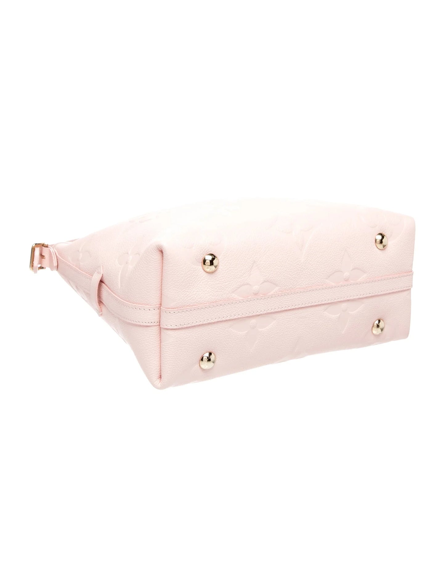 $3350 Louis Vuitton Empreinte Monogram Carryall PM Pink Opale