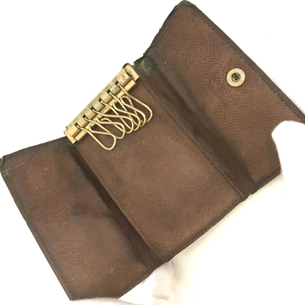Louis Vuitton Monogram Multicles 6 Ring Key Case Brown