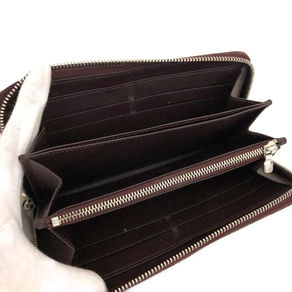 $970 Louis Vuitton Epi Electric Zippy Zip Around Long Wallet Purple CA0112