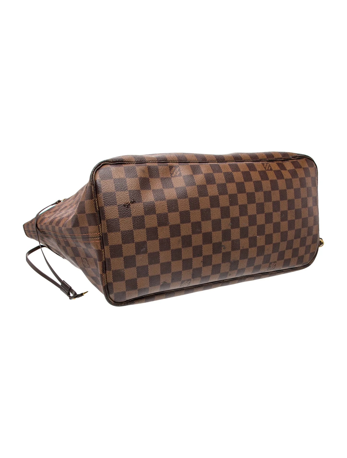$2310 Louis Vuitton Damier Ebene Neverfull GM with Pouch