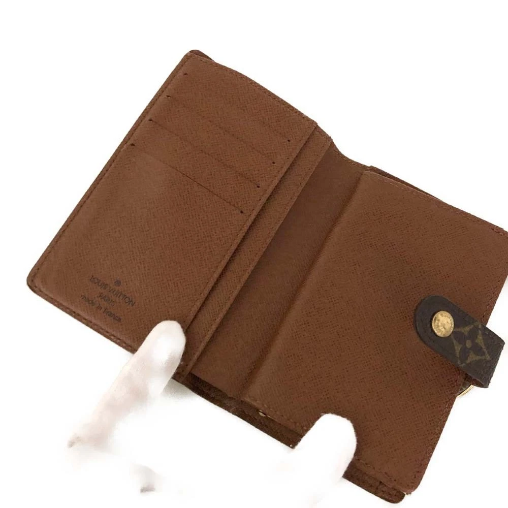 $750 1998 Louis Vuitton Monogram Porte Monnaie Billets Viennois Bifold Wallet MI1918