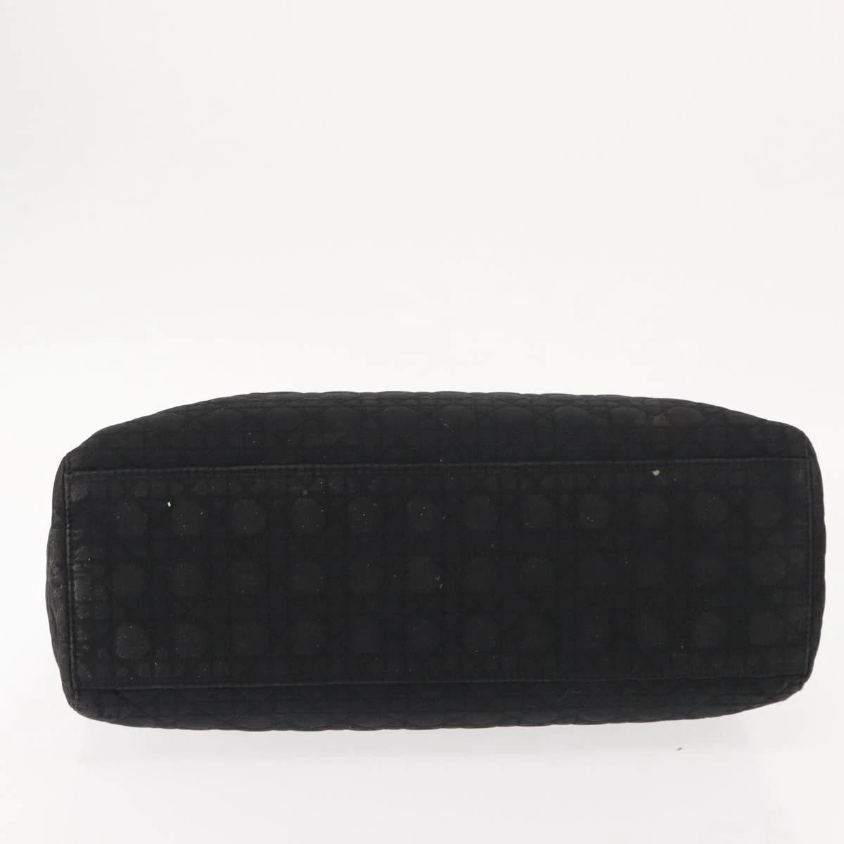 $4900 Christian Dior Nylon Cannage Large Lady Dior Black