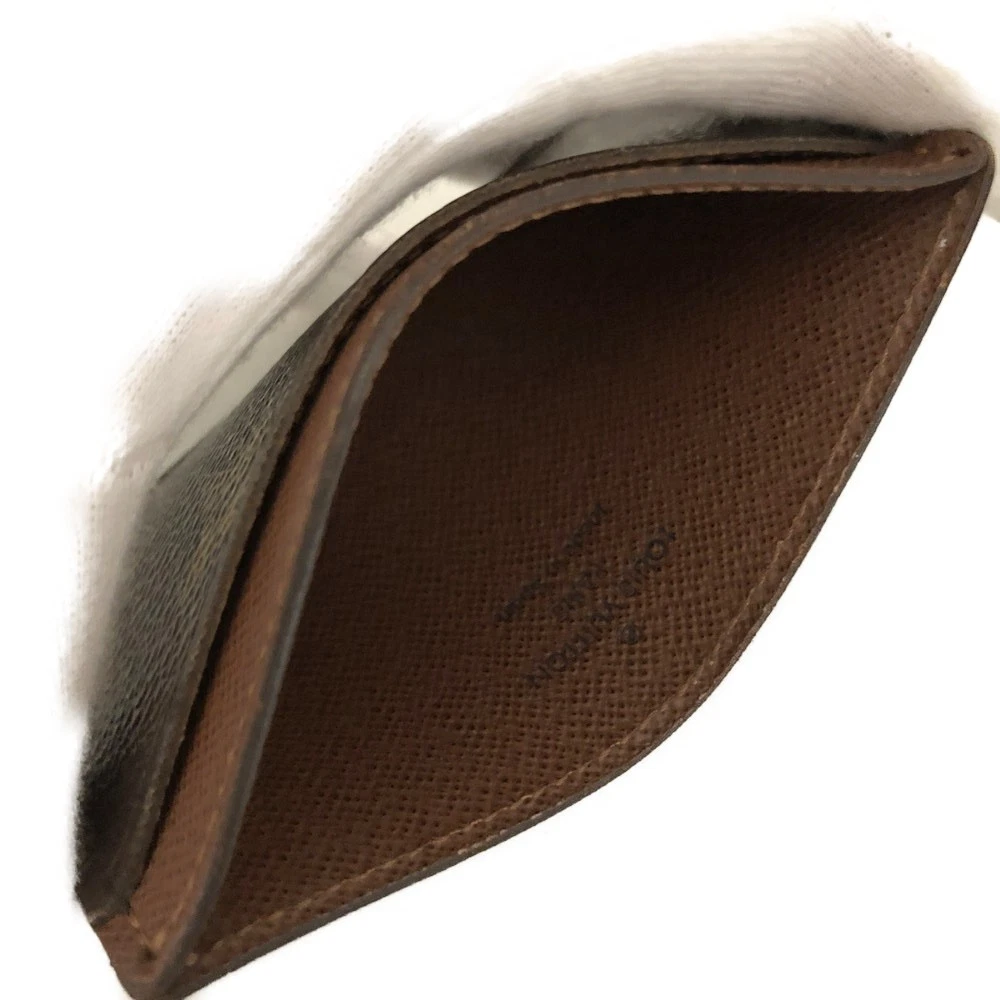 EGA Louis Vuitton Monogram Porte Cartes Sample Card Case Brown/6CG0962
