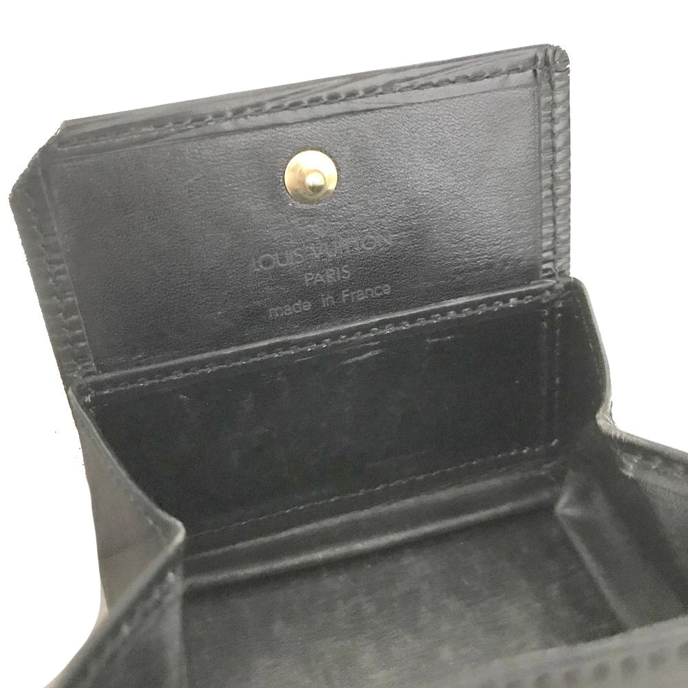 $345 1995 Louis Vuitton Epi Porte Mannaie Boite Leather Coin Purse Wallet MI0945