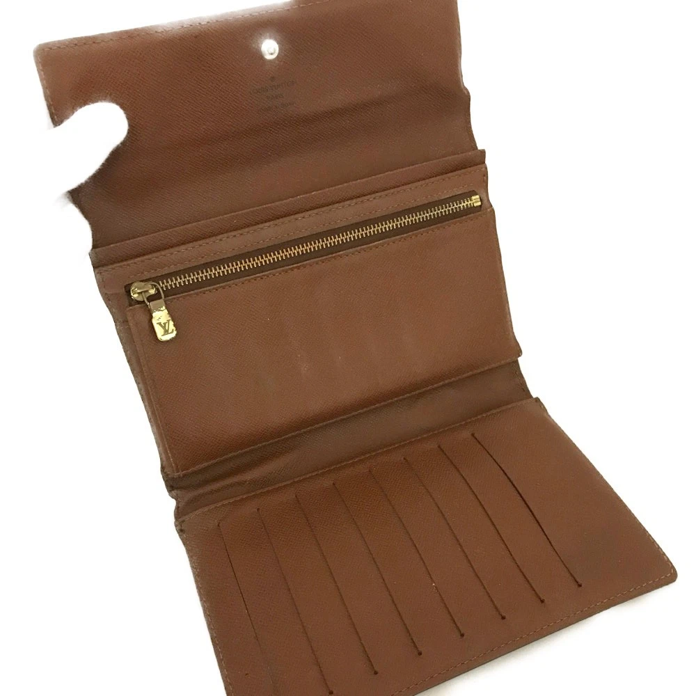 EGA Louis Vuitton Monogram Pochette Passeport Trifold Wallet Brown/9CG0901