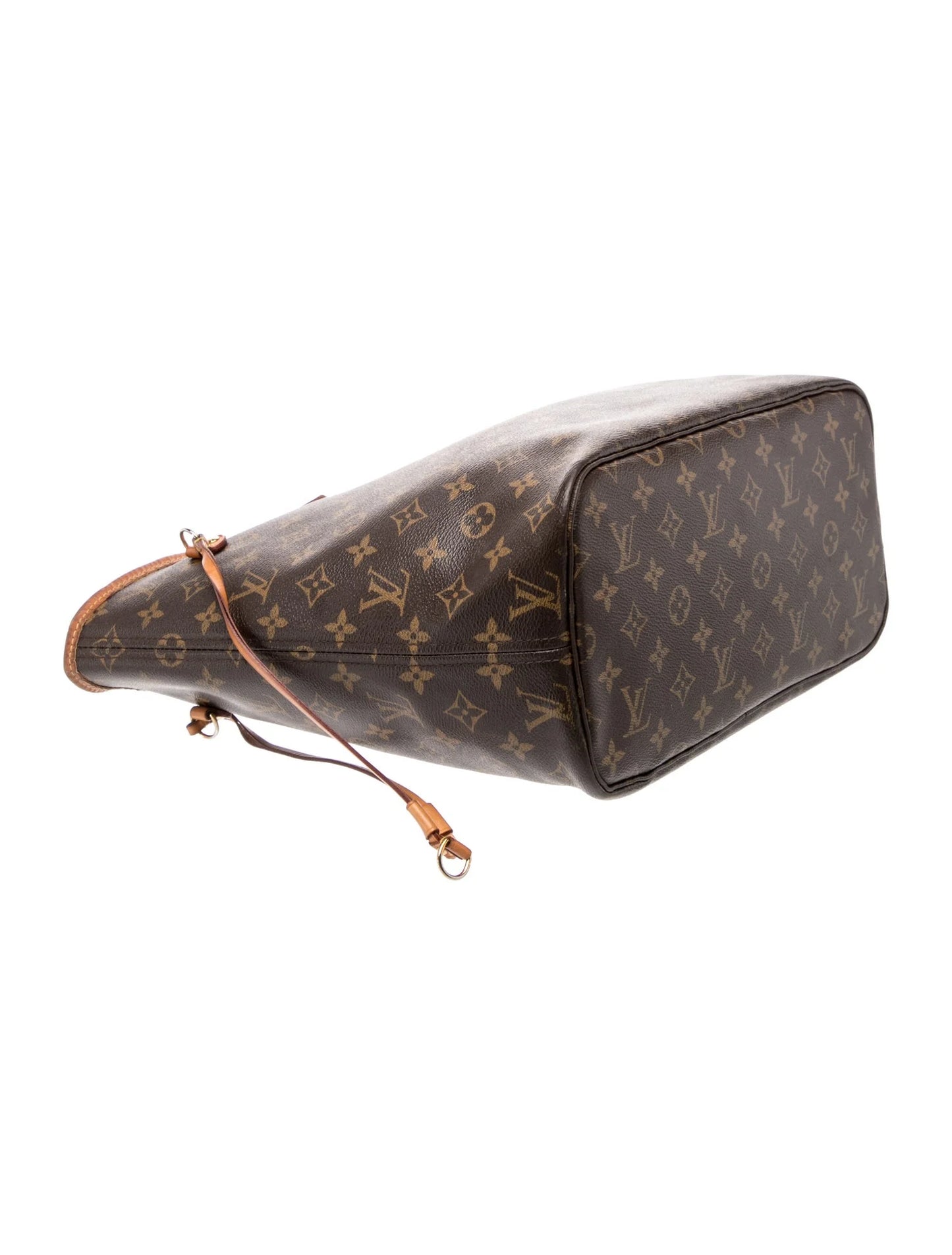 $2240 2016 Louis Vuitton Monogram Neverfull MM Rose Ballerine