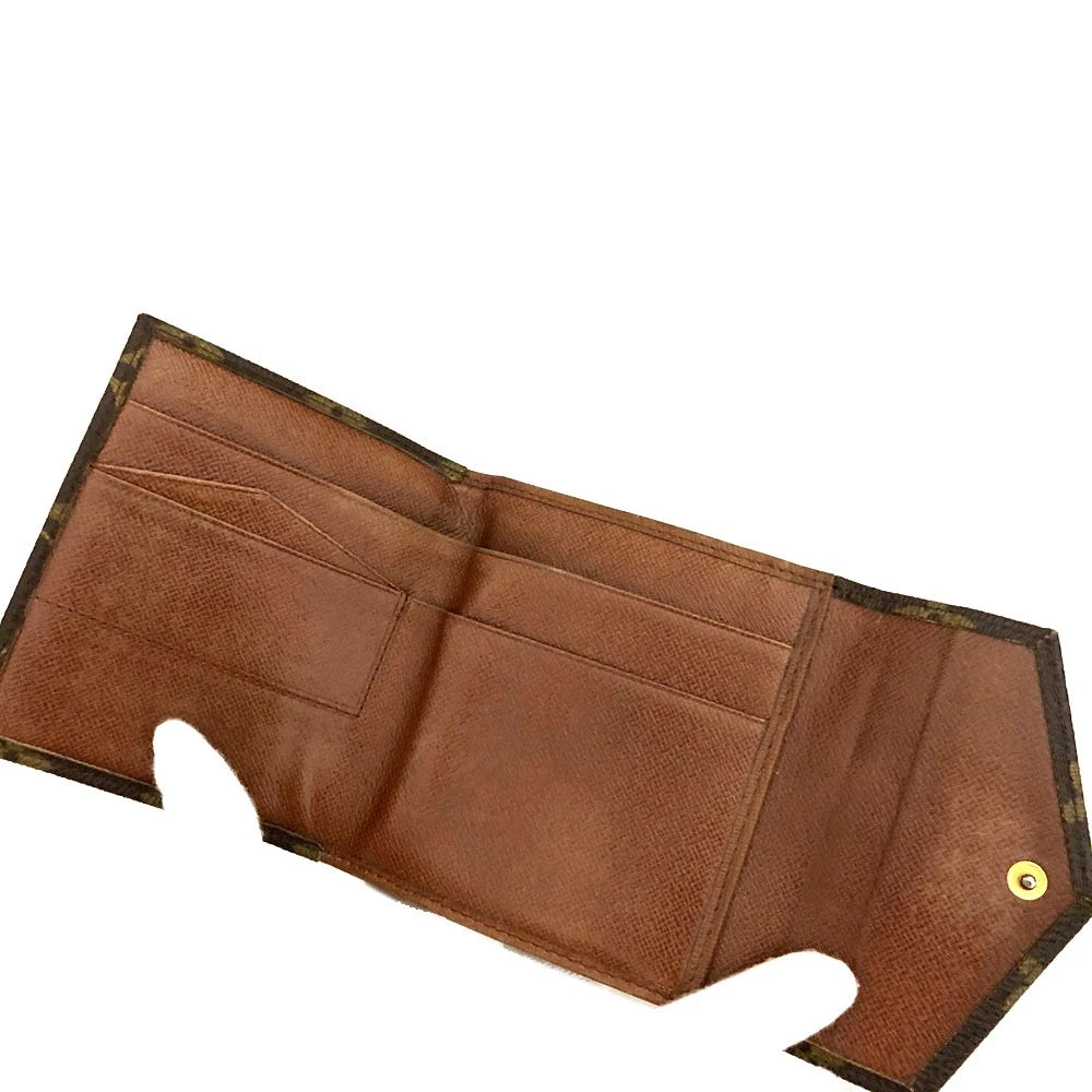 $695 1999 Louis Vuitton Monogram Elise Trifold Wallet 8909AN