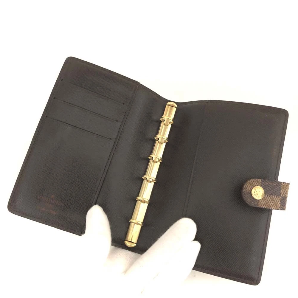 $505 1997 Louis Vuitton Damier Ebene Agenda Cover Small  CA0977