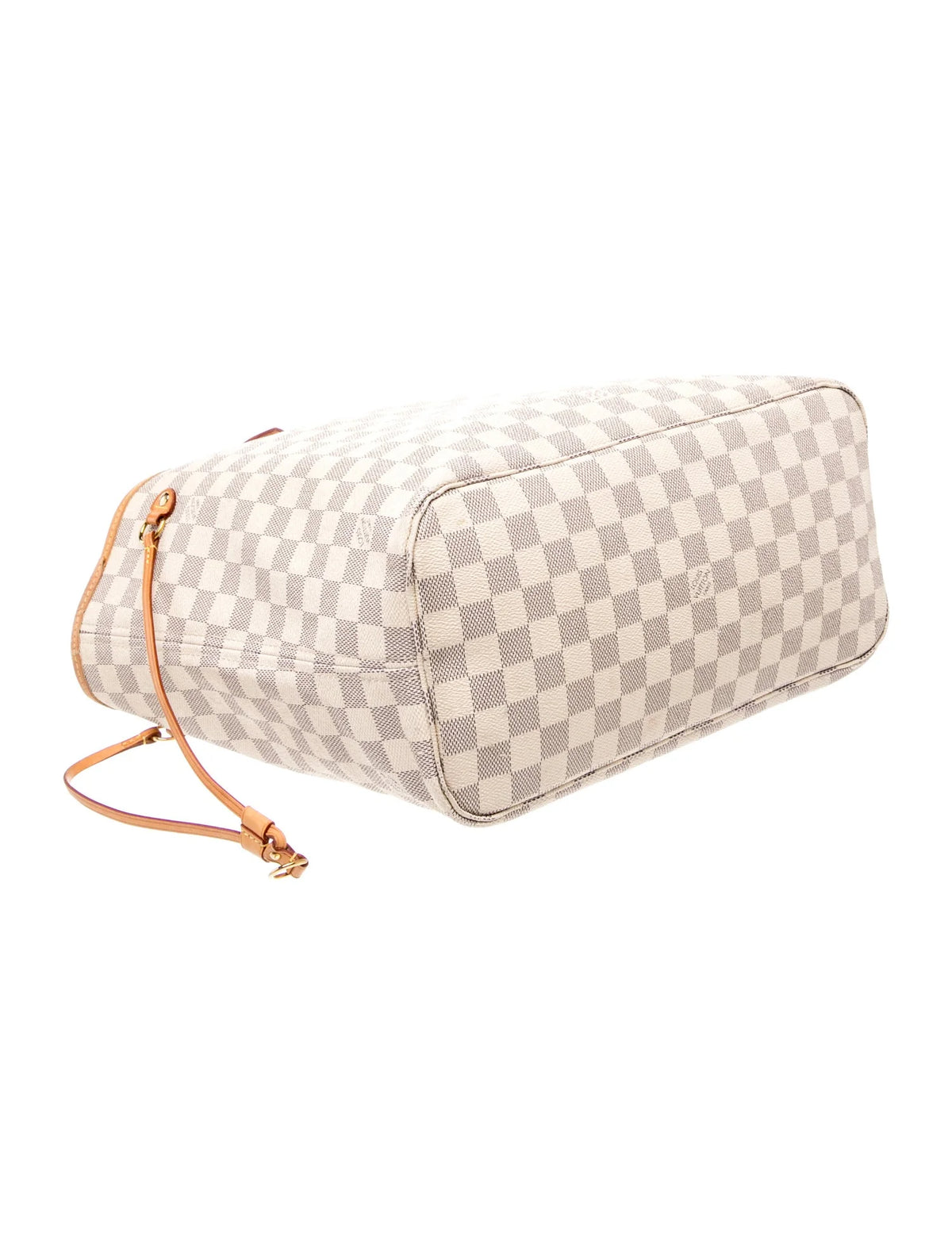 $2240 Louis Vuitton Damier Azur Neverfull w/Pouch MM 10021110