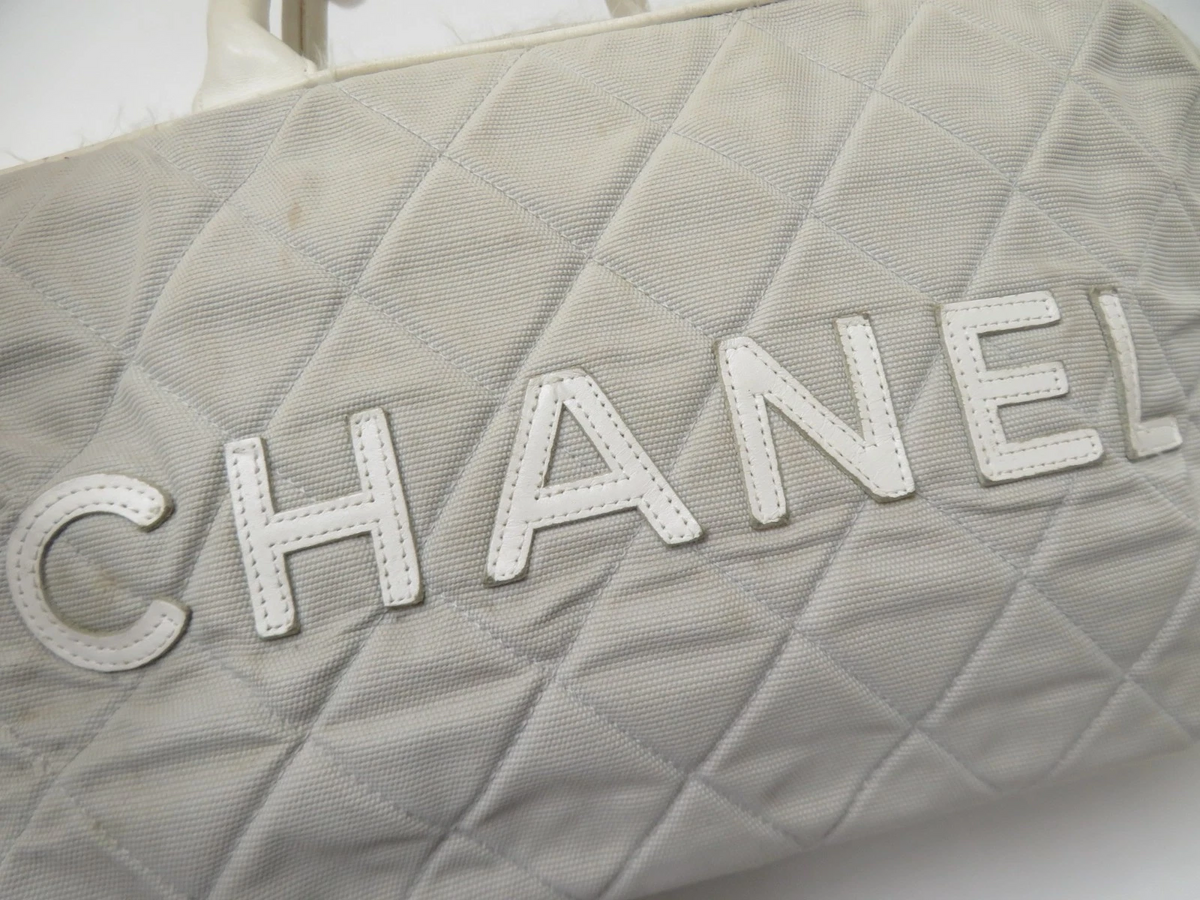 $2,200 2004 Chanel Sports Line Matelasse Nylon Boston Bag 9xxxxxx