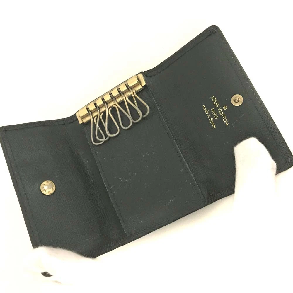 Louis Vuitton Taiga Leather Multicles 6 Ring Key Case Epicea CA0051
