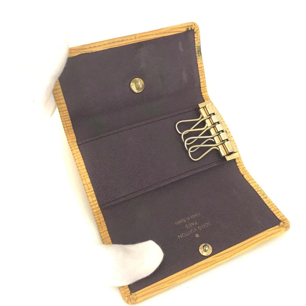 Louis Vuitton Epi Multicles Leather 4 Ring Key Case Yellow CA0947